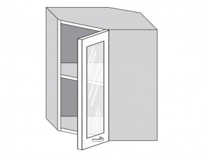 1.60.3у Шкаф настенный (h=720) угловой на 600мм со стекл. дверцей в Ижевске - izhevsk.magazinmebel.ru | фото