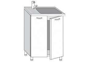 2.60.2мн Шкаф-стол на 600мм под накладную мойку с 2-мя дверцами в Ижевске - izhevsk.magazinmebel.ru | фото