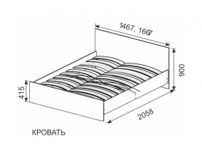 Кровать 1600х2000 ортопедическое основание СГ Камелия в Ижевске - izhevsk.magazinmebel.ru | фото - изображение 2