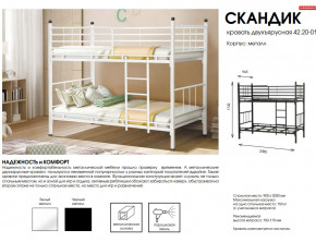 Кровать двухъярусная Скандик 42.20-01 в Ижевске - izhevsk.magazinmebel.ru | фото - изображение 2