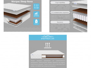 Матрас Sleep Nova шириной 1400 мм в Ижевске - izhevsk.magazinmebel.ru | фото - изображение 2