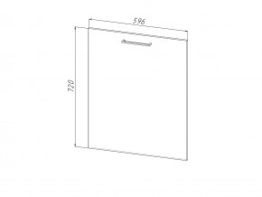 П 60 Комплект для посудомоечной машины 600 мм (цоколь + фасад) ЛДСП в Ижевске - izhevsk.magazinmebel.ru | фото