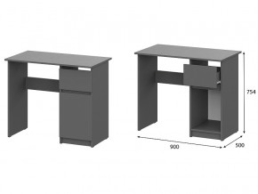 Стол письменный 900 Денвер Графит серый в Ижевске - izhevsk.magazinmebel.ru | фото