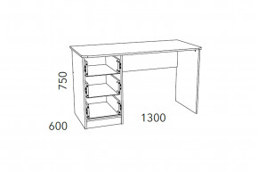 Стол письменный Фанк НМ 011.47-01 М2 в Ижевске - izhevsk.magazinmebel.ru | фото - изображение 3