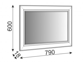 Зеркало Саванна М07 в Ижевске - izhevsk.magazinmebel.ru | фото - изображение 2